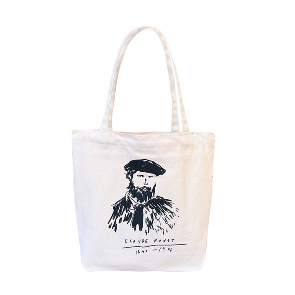 

Simple Canvas Women Handbags Portrait Shoulder Shopping Totes Bags -White, 501 Original