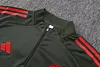 Joyfball 2025/2026 Bayern Munich Half-Pull Training Suit Dark green Football Shirt 1:1 Thai Quality