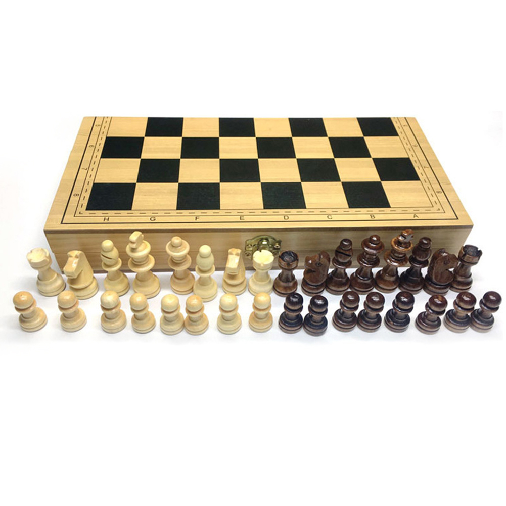 

Wooden Training Board Games Folding Chess Children Adults Puzzle Toy Set, 501 Original