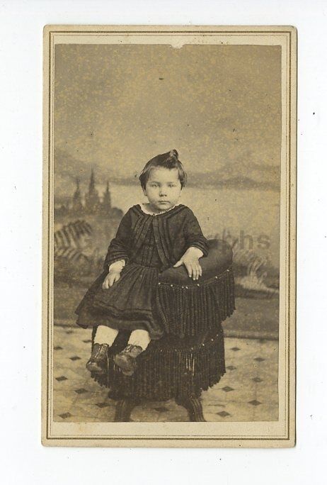 19th Century Children - 19th Century Carte-de-visite Photo Poster paintinggraph - Trenton, NJ