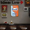 Racing Team Gulf - Metal Tin Signs(8*12Inch/12*16Inch) - Garage