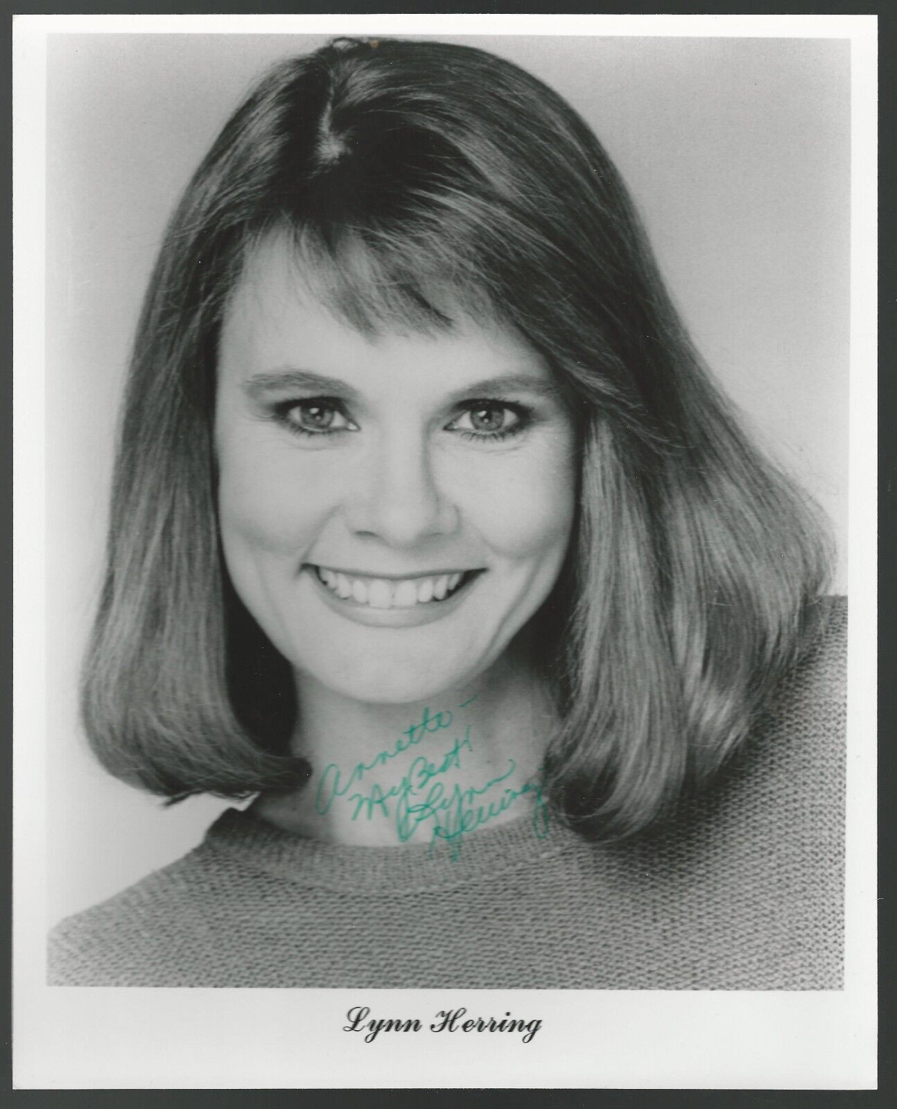 Lynn Herring Signed Autographed 8x10 Picture Photo Poster painting Actress General Hospital