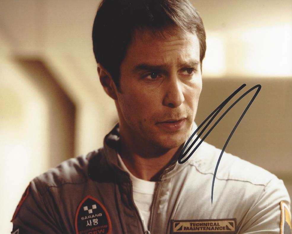 SAM ROCKWELL HAND SIGNED AUTHENTIC MOON GREEN MILE 8X10 Photo Poster painting w/COA ACTOR