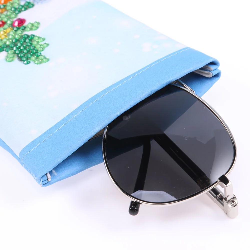 DIY Diamond Painting Glasses Storage Bags Organizer Waterproof Glasses Pouches