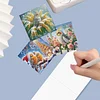 6pcs DIY Diamond Painting Grußkarte Set für Urlaub Segen Weihnachtsgeschenk