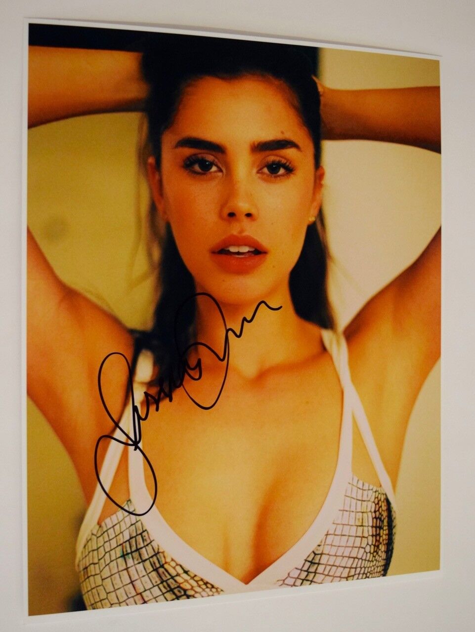 Jessica Buch Signed Autographed 11x14 Photo Poster painting Hot Sexy Model COA AB