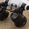 LED Light Magnifier Glasses Portable 10X/15X/20X/25X Lens Loupe Eyewears