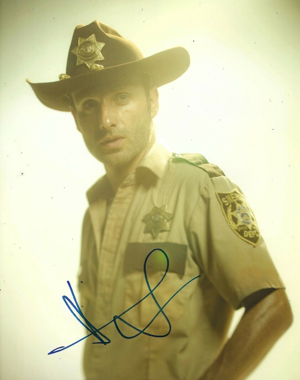 Andrew Lincoln Signed The Walking Dead 10x8 Photo Poster painting AFTAL