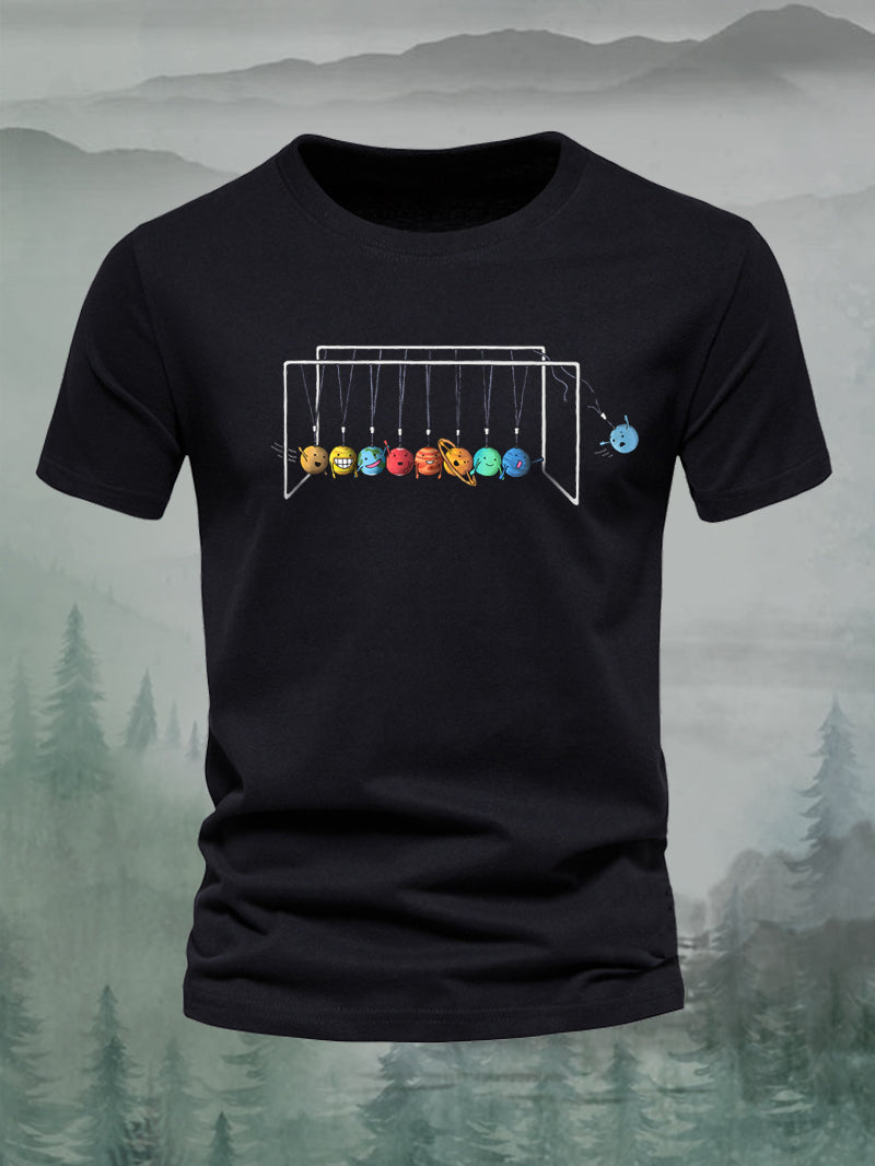 Men's Planetary System Short-Sleeved Shirt