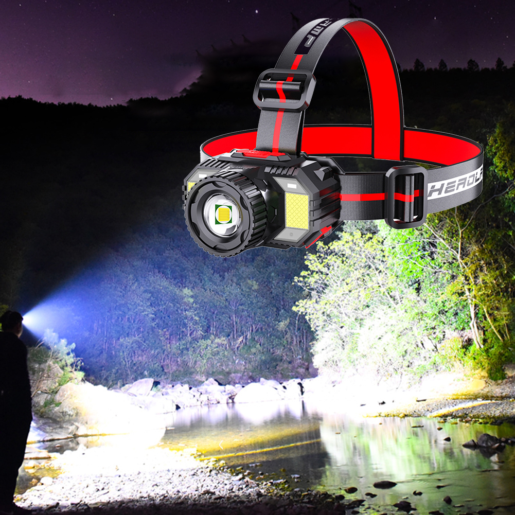 

LED Head 4 Modes Intelligent Sensing Head Camping, 501 Original