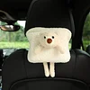 Cartoon Plush Bunny Car Used Hanging Tissue Box Storage Car Space Organizing
