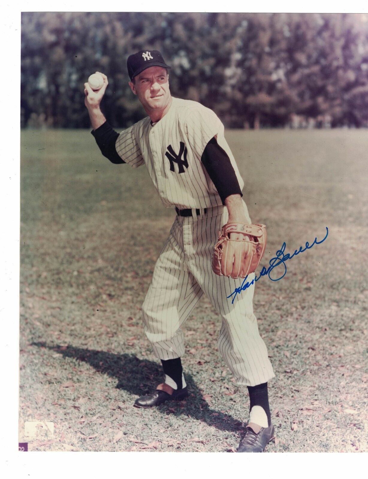 Hank Bauer New York Yankees Autographed 8 x 10