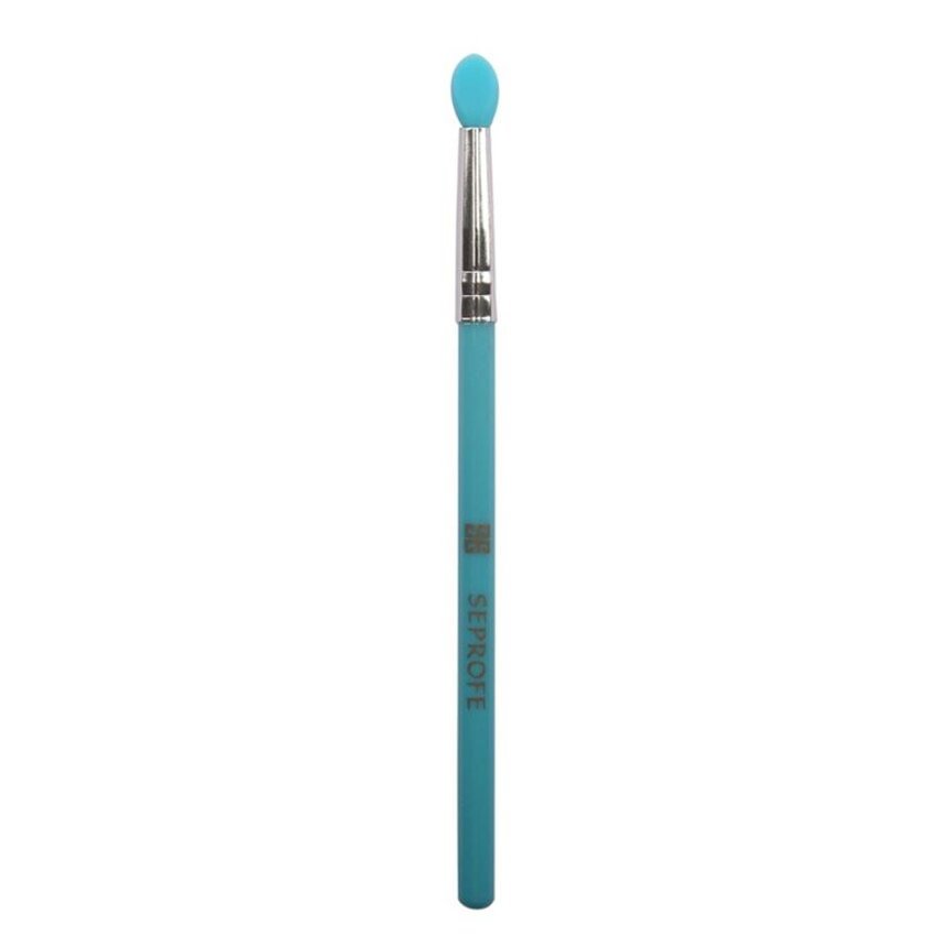 1pc Soft Silicone Eye Shadow Make up Brushes Metal Plastic Handle Mini Makeup Brush Convenient and Clean