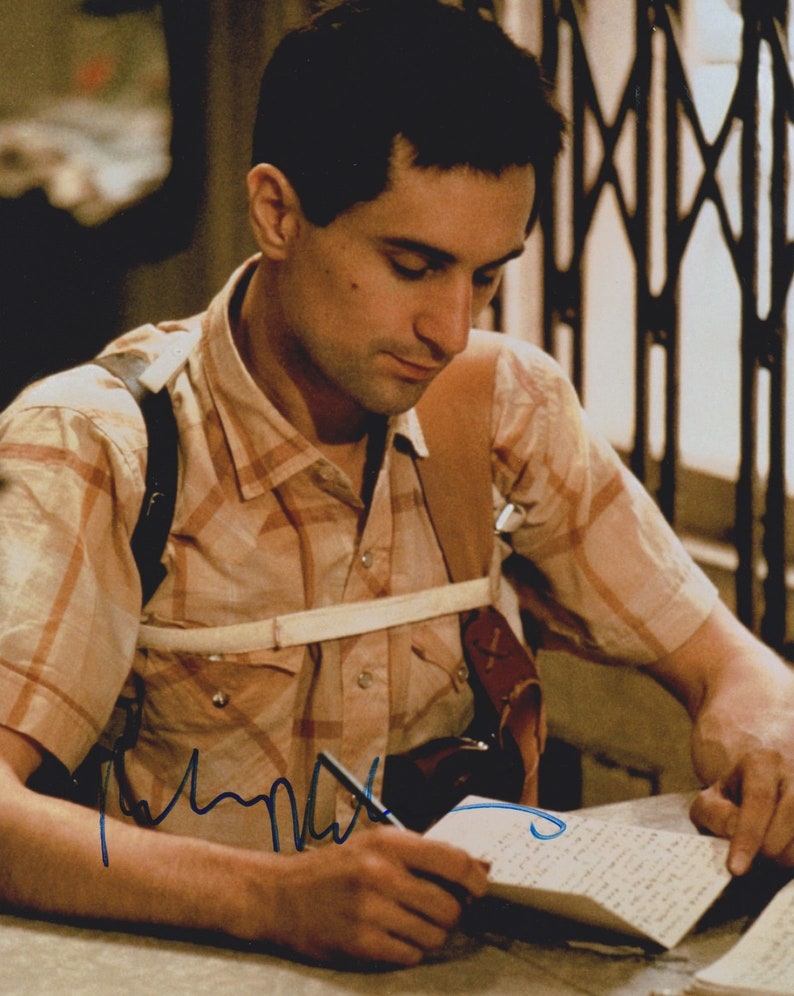 Robert De Niro Signed Autographed The Godfather