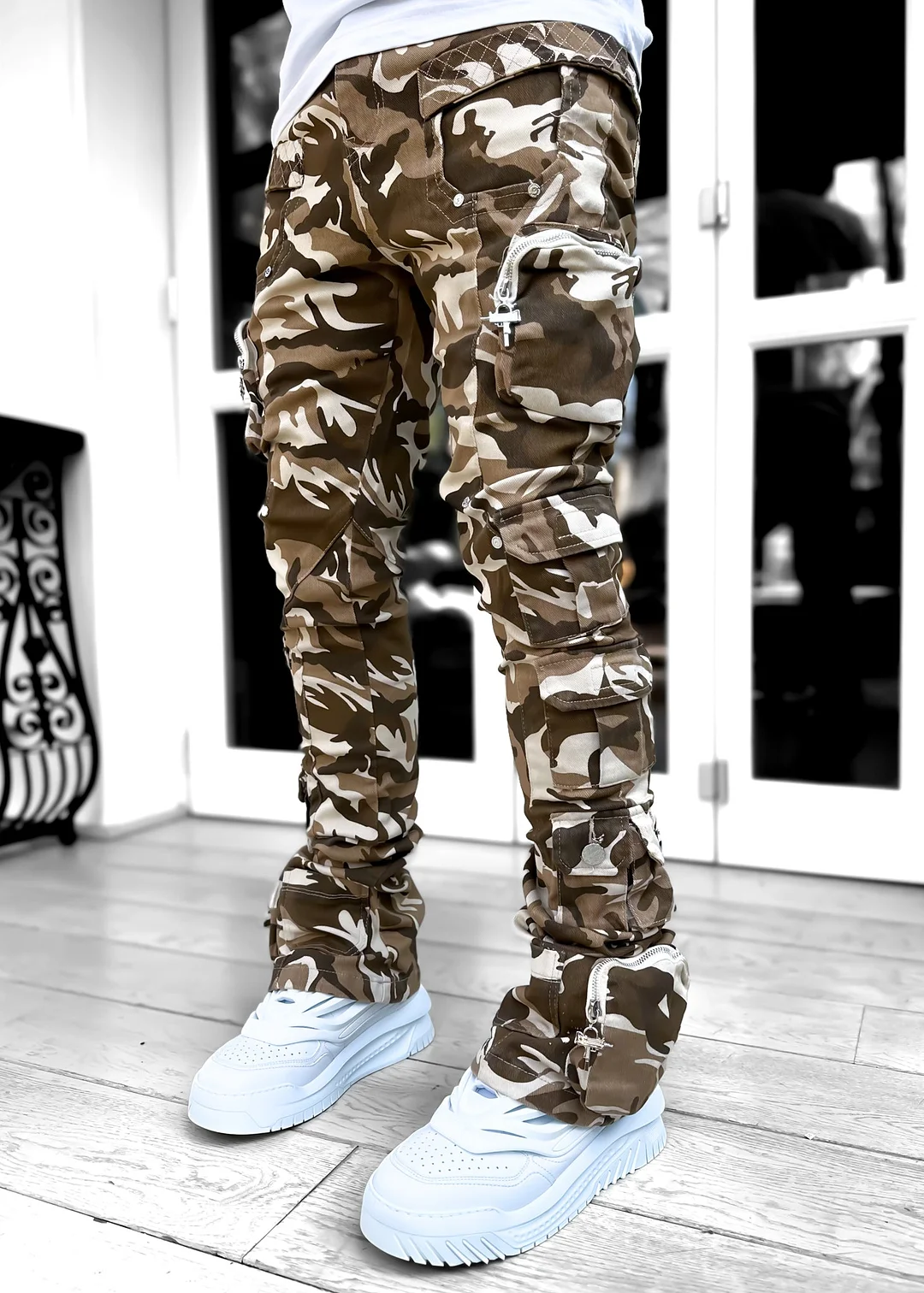 Camo Stacked Cargo Pant