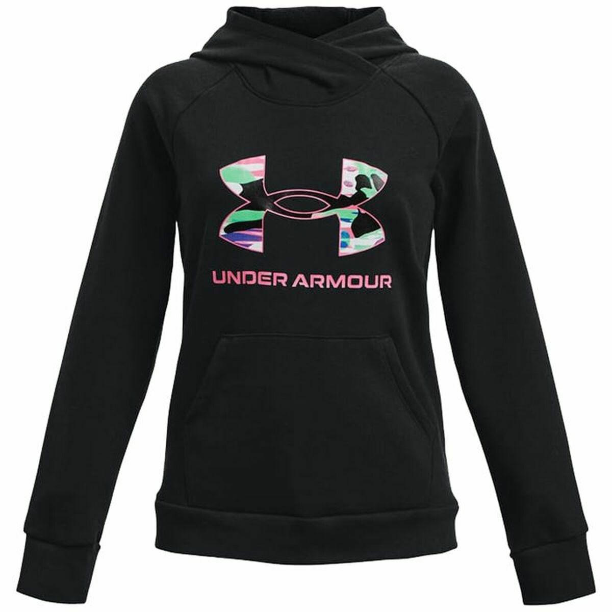 Hooded Sweatshirt for Girls Under Armour Rival Big Logo Black - sale.kim -  endless selection of finest brands
