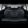 FLORICH Seat Covers for Cars, Seat Covers Full Set 5 Seats, Waterproof Leather Car Seat Covers, Front and Rear Seat Covers, Universal Seat Protector Accessories for Most Vehicles-Black&White Line