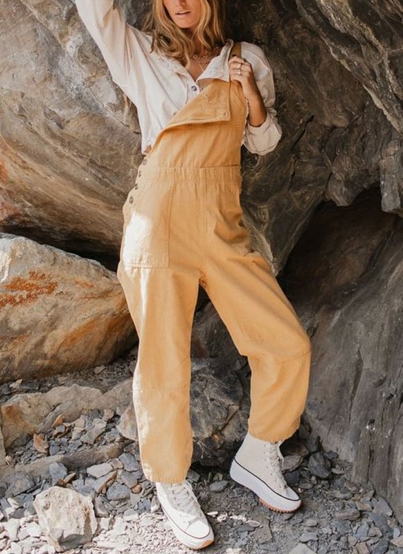 minimalist temperament adventure vintage women's jumpsuits