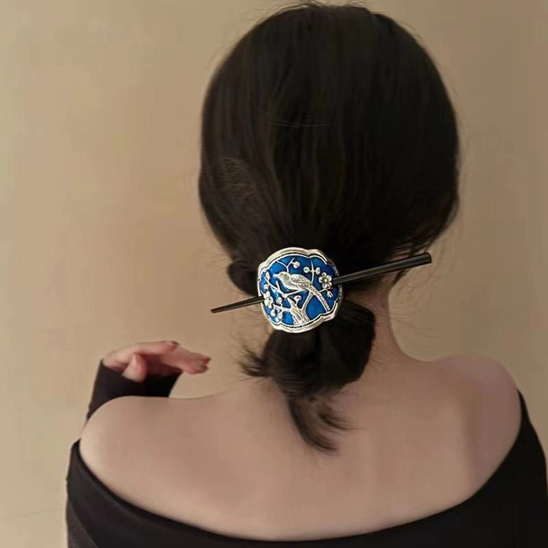 Women’s Chinoiserie Bird Alloy Hairpin