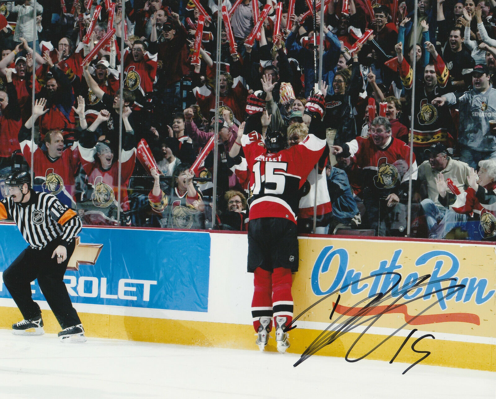 DANY HEATLEY SIGNED OTTAWA SENATORS 8x10 Photo Poster painting #1 Autograph