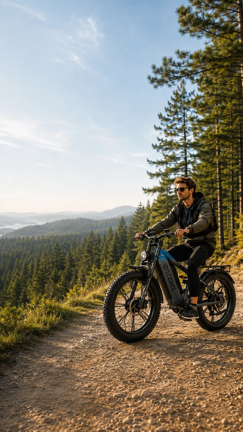 ORZEL electric bike rider