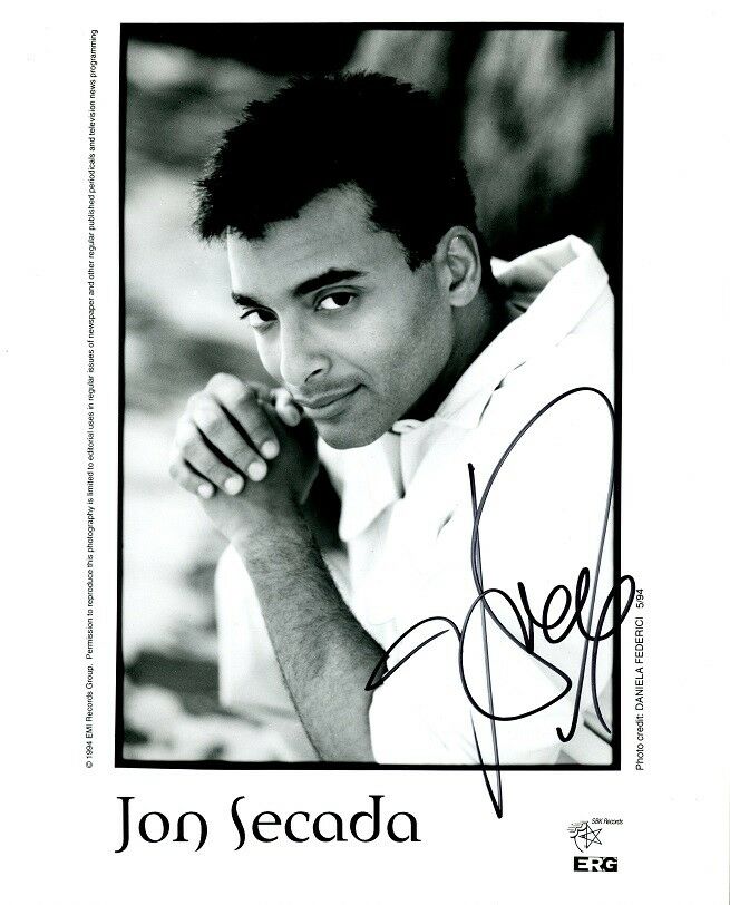 JON SECADA In-person Signed Photo Poster painting