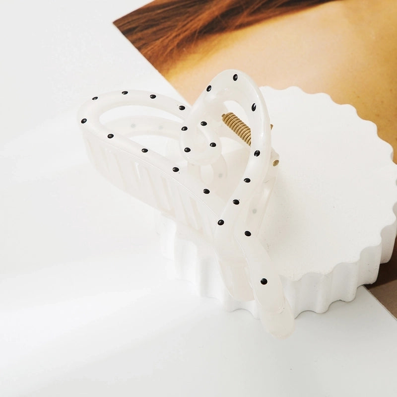 Women’s Casual Sweet Minimalist Bow Knot Arylic Hair Claws