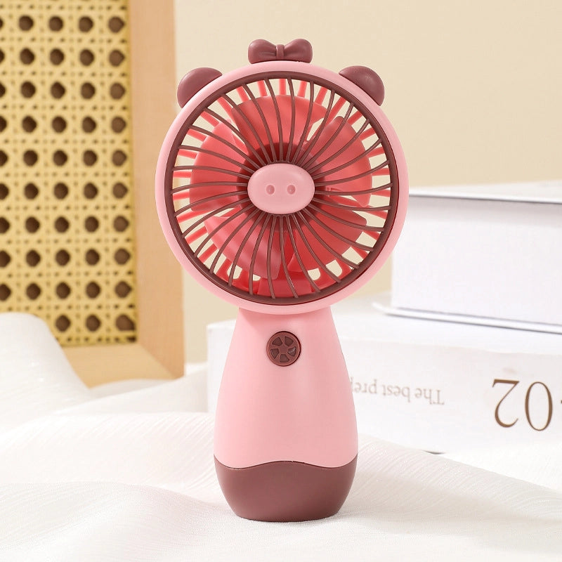 New Flower Mini Hand-held Small Fan Summer Fresh Portable Portable Portable Fan Usb Storage Electric Fan
