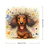 (US Only)Paint By Numbers Kit On Canvas DIY Oil Art Dachshund Picture Home Decor40x40cm