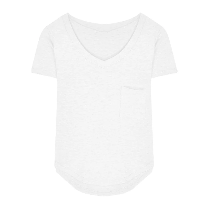 Uveng Uveng Female 2024 Summer New V-Neck Design Feeling Inside The Bottom Shirt Irregular Spicy Girl Pure Desire Wind Short Sleeve Jacket