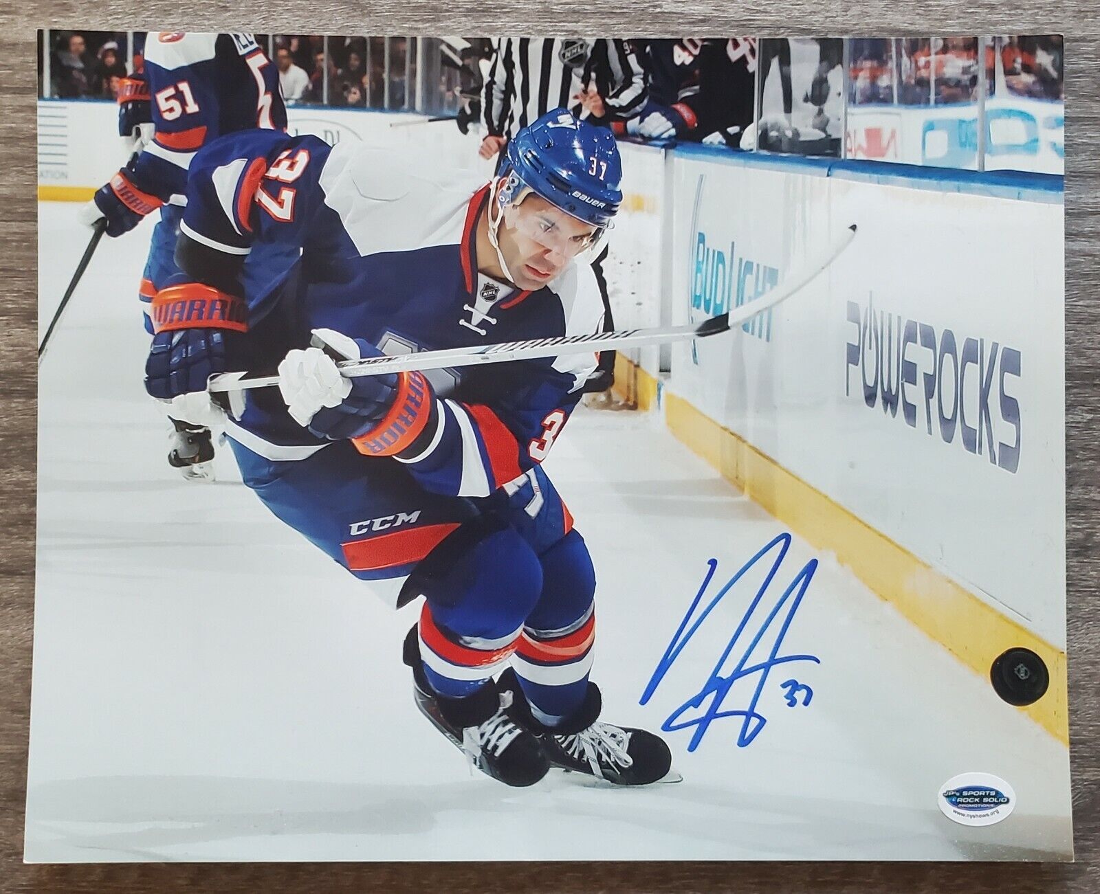 Brian Strait Signed 8x10 Photo Poster painting New York Islanders Hockey NHL RAD