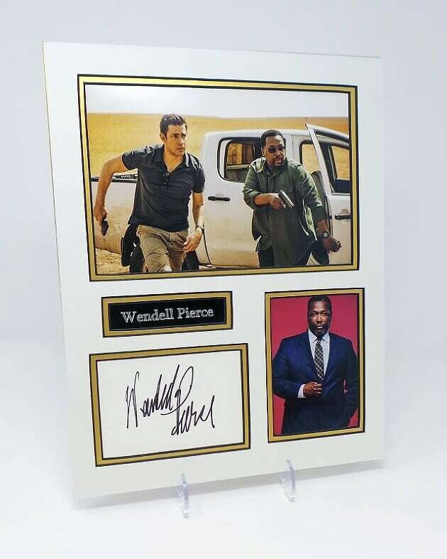 Wendell Pierce Signed Mounted Photo Poster painting Display AFTAL COA James Greer in Jack Ryan