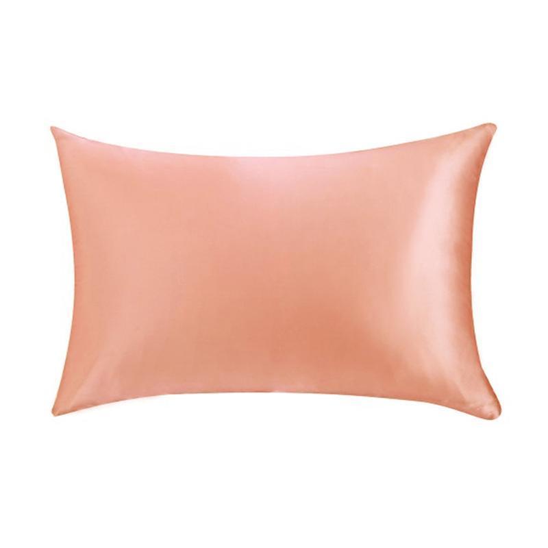 19 Momme Both Sides In Mulberry Silk Pillowcase Orange