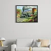 Diamond Painting-DIY Full Round Drill Train(50*40 CM)
