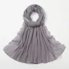 Soft Chiffon Fashion Lace Edge Shawl Women Hijab Scarf