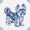 (Multi-Style) Blue And White Porcelain Animal-11CT Stamped Cross Stitch 40*40cm