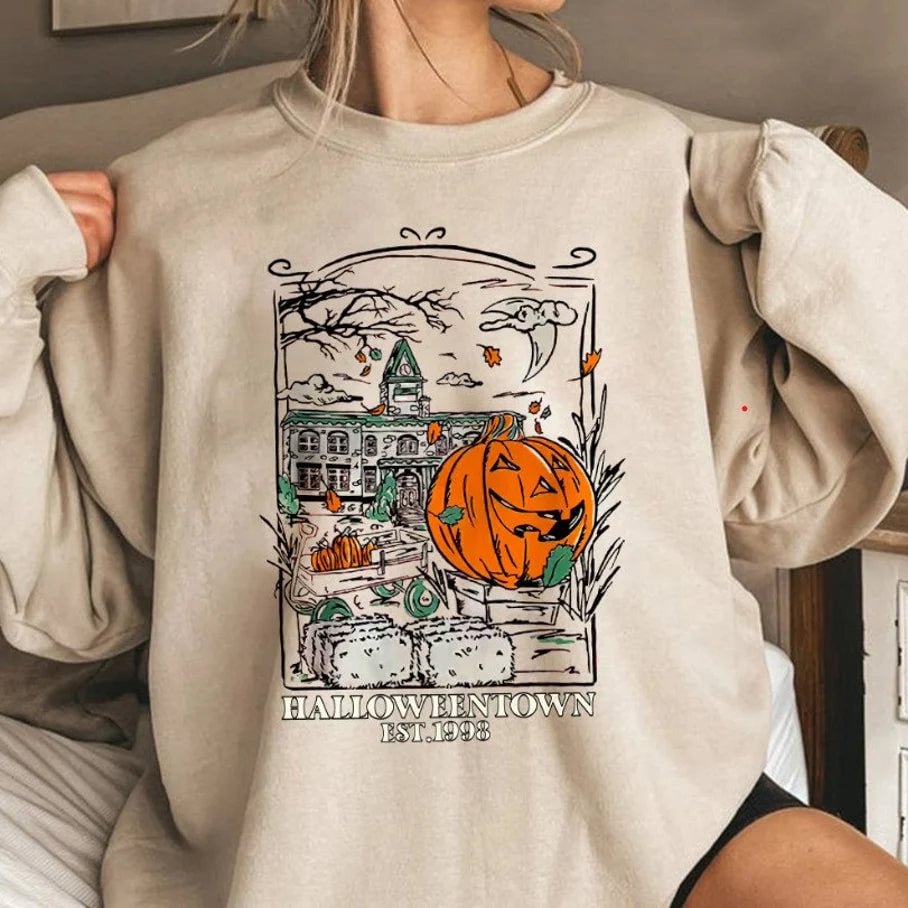 Halloween Town Est 1998 Retro Sweatshirt
