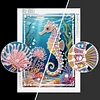 Diamond Painting-DIY Special Shaped Drill Pearl Painting Seahorse(30x40cm)