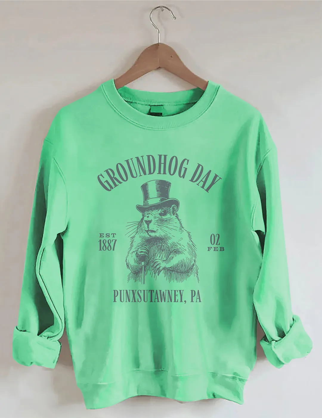 Happy Groundhog Day Sweatshirt