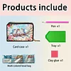 2pcs Cardinal Bluebird Pattern Diamond Painting Fashion Card Holder Coin Purse