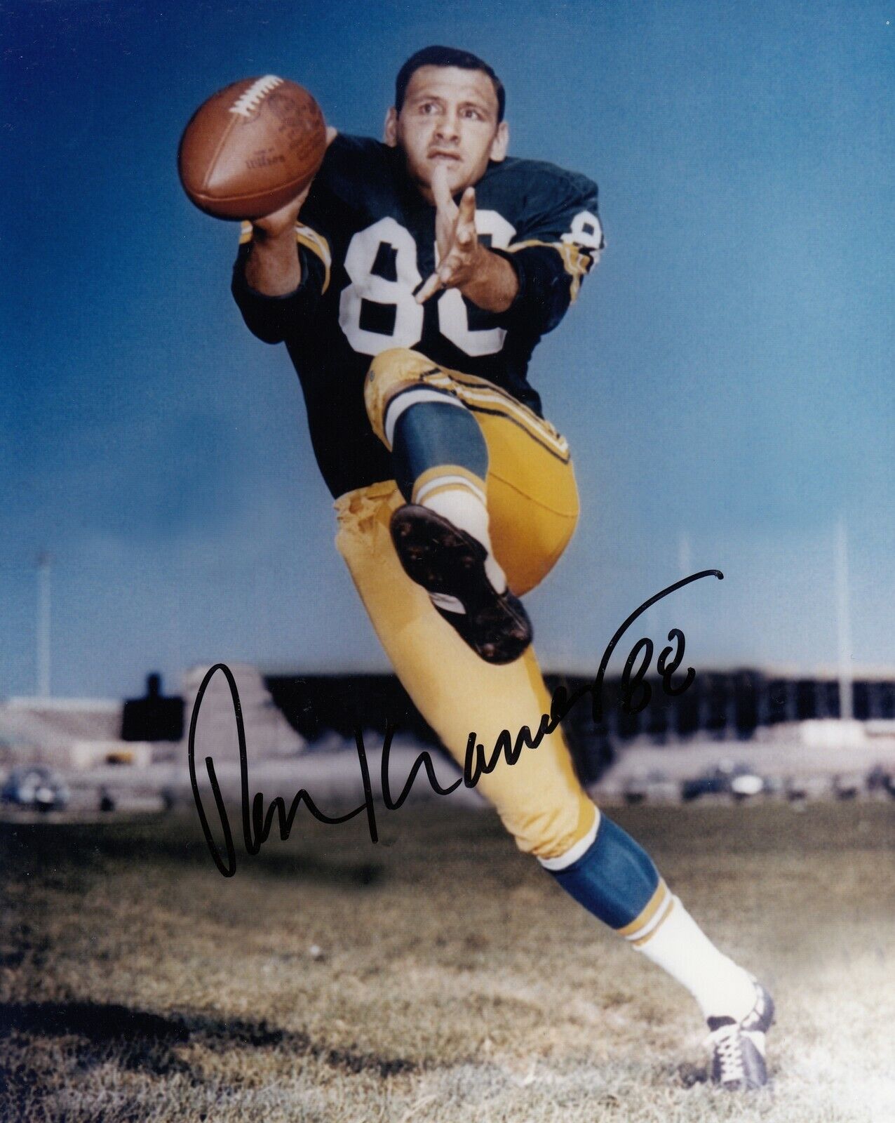 Ron Kramer #0 Photo Poster painting 8x10 Signed Photo Poster painting w/ COA Green Bay Packers 032419