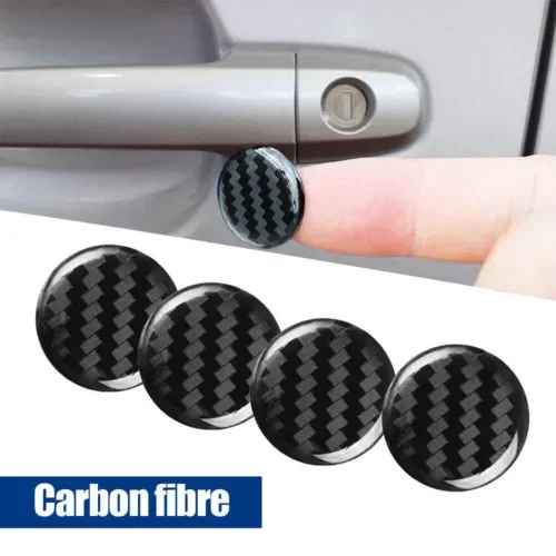 Dronehint 4x Car Door Lock Keyhole Parts Cover Sticker Protector Car Accessories Universal (For: Acura) Parts