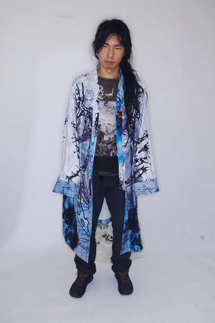 SICKGIRL Kimono - 38 Recycled Water Bottles - White