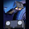 COB SMD USB Charging Hat Clip Light LED Keychain Flashlight Rotatable Work Light