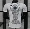 Player Version 2025 Algeria White with Traditional Pattern Jersey