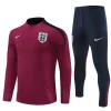 England 24-25 1/4 Zip Tracksuit Red Chandal
