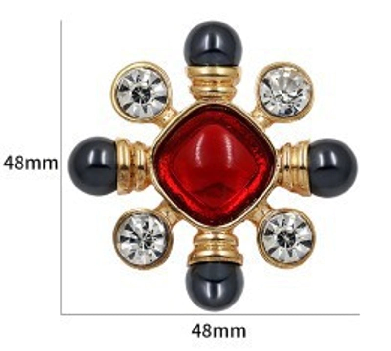 Korean Style Pin Flower Alloy Plating Rhinestones Women’S Brooches