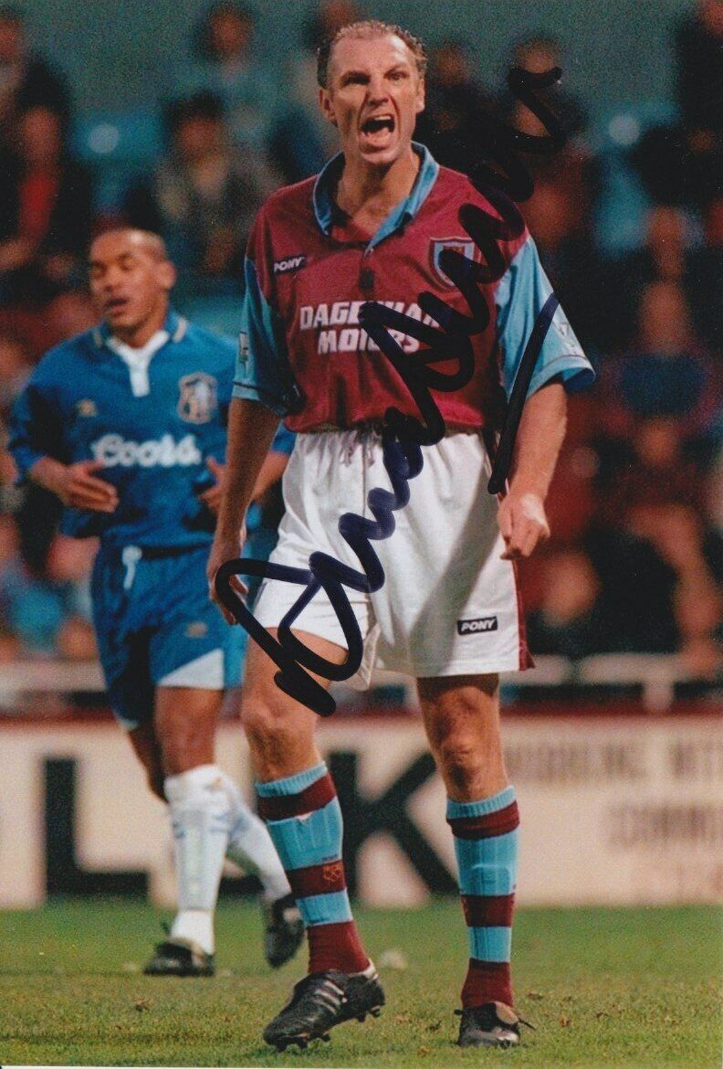 ALVIN MARTIN HAND SIGNED 6X4 Photo Poster painting WEST HAM UNITED FOOTBALL AUTOGRAPH 3