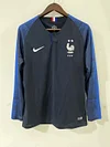 2018 Retro Long Sleeve France Home Football Shirt 1:1 Thai Quality