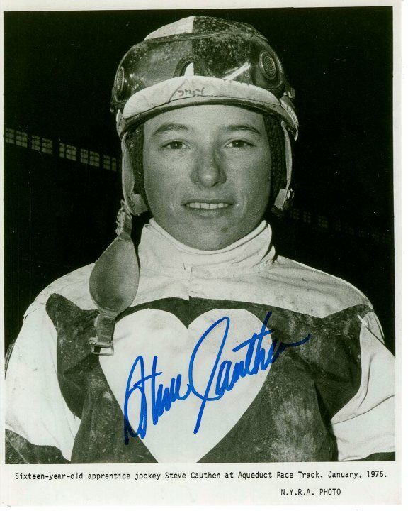 STEVE CAUTHEN signed autographed Photo Poster painting AFFIRMED HORSE JOCKEY